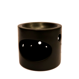 Aromalampa kruhy čierna